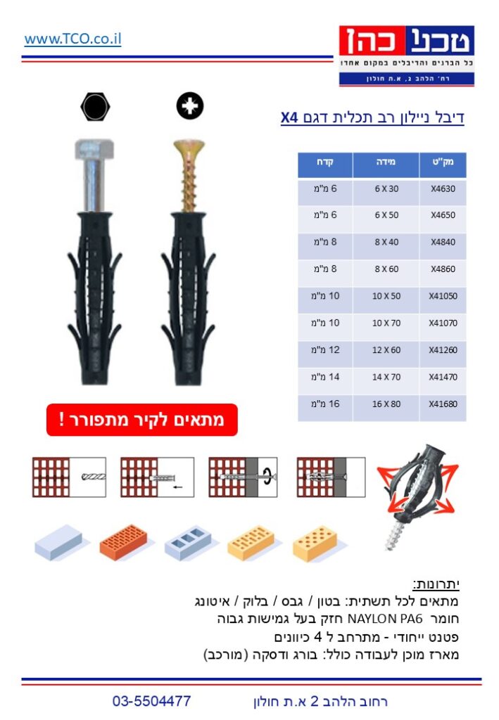 דיבל לקיר מתפורר